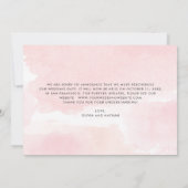 Faire-part Amour Délicat | Photo Mariage Changer la Date (Dos)