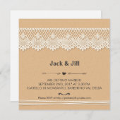 FAIRE-PART AMOUREUX (Devant / Derrière)