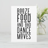 Faire-part Amusant Mariage photo moderne Enregistrer les date (Debout devant)