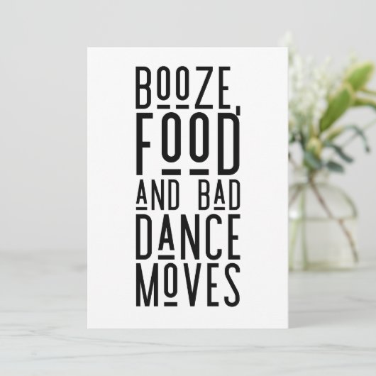 Faire-part Amusant Mariage photo moderne Enregistrer les date (Debout devant)