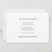 Faire-part Amusement Nouvelle Adresse Floride Plage Palm Tree (Dos)