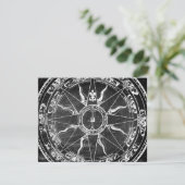 Faire-part Ancien Rose Compass (Debout devant)