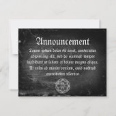 Faire-part Ancien Rose Compass (Dos)