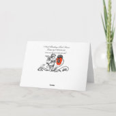 FAIRE-PART ANGE PEINDRE UNE FLEURS ROUGE ENREGISTRER LE MONOG (Dos)