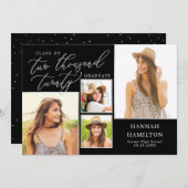 Faire-part Année par script Editable Colour Graduation Invita (Devant / Derrière)