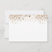 Faire-part Anniversaire or eucalyptus parties scintillant enr (Dos)