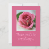 Faire-part Annonce d'annulation de mariage (Devant)