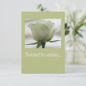 Faire-part Annonce d'annulation de mariage (Debout devant)