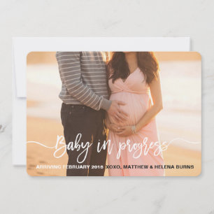 Faire-part Annonce de bébé en route