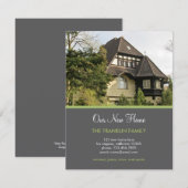 Faire-part Annonce de déménagement avec photo de Dotty Border (Devant / Derrière)