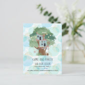 Faire-part Annonce de déménagement | Carte postale de Treehou (Debout devant)