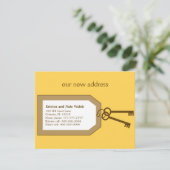 Faire-part Annonce de déménagement Nouvelle série de clés (Debout devant)