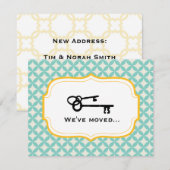 Faire-part Annonce de déménagement personnalisable (Devant / Derrière)