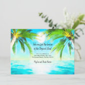 Faire-part Annonce de Déplacement de Brise Tropicale (Debout devant)