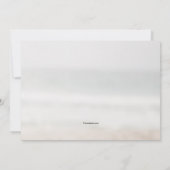 Faire-part Annonce de déplacement de la chaise de plage du Pè (Dos)