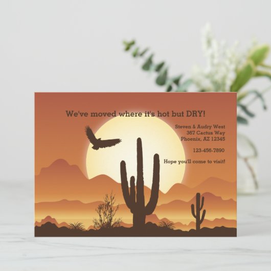 Faire-part Annonce de Desert Sun Moving (Debout devant)