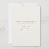 Faire-part Annonce de diplôme de Boho Classe 2026 avec photo  (Dos)