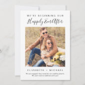 Faire-part Annonce de fiançailles avec photo d'engagement mod (Devant)