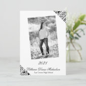 Faire-part Annonce de fin d'études 5x7 Bohème Motif tribal de (Debout devant)