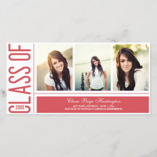 Faire-part Annonce de fin d'études simplement cool