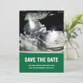 Faire-part Annonce de grossesse Save the Date (Debout devant)