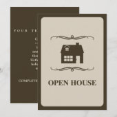 Faire-part annonce de journée portes ouvertes mod (Devant / Derrière)