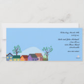 Faire-part Annonce de la première maison (Dos)