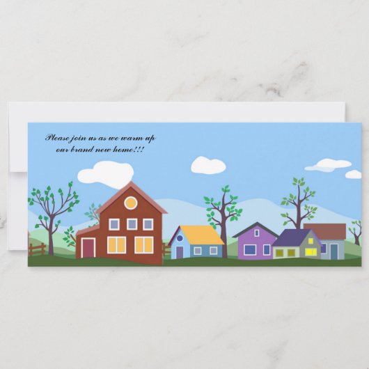 Faire-part Annonce de la première maison (Devant)