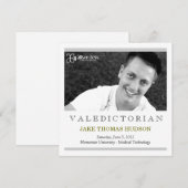 Faire-part Annonce de la remise des diplômes de la major de p (Devant / Derrière)