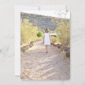 Faire-part Annonce de la remise des diplômes de la promotion  (Dos)