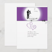 Faire-part Annonce de Mariage (Devant / Derrière)