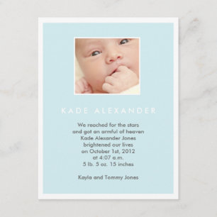 Faire-part Annonce de naissance