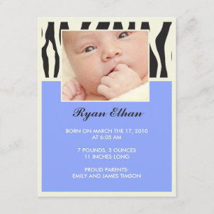 Faire-part Annonce de naissance