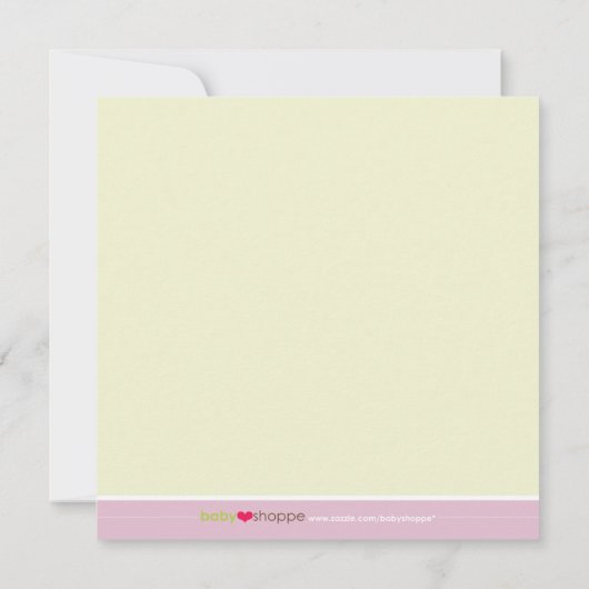 Faire-part Annonce de naissance de créateur lime patchwork ca (Dos)