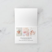 Faire-part Annonce de naissance de Noël en photo Merry And Br (Intérieur)