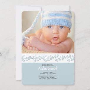 Faire-part Annonce de naissance en photo du groupe Berry Band