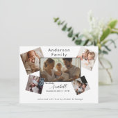 Faire-part Annonce de naissance par collage photo de famille (Debout devant)