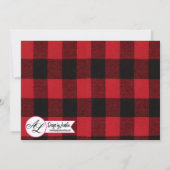 Faire-part Annonce de naissance photo 13x18 Armée rouge ours (Dos)