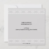 Faire-part Annonce de naissance Photo Baby Black Bandhini (Dos)