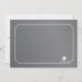 Faire-part Annonce de naissance photo tableau noir (Dos)