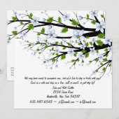 Faire-part Annonce de nouvelle adresse de Spring Blossoms (Devant / Derrière)