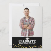 Faire-part Annonce de photo de remise de diplôme de lycée (Devant)