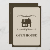 Faire-part annonce de porte ouverte mod (Devant / Derrière)