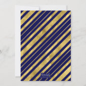 Faire-part Annonce de remise de diplôme avec photo géométriqu (Dos)