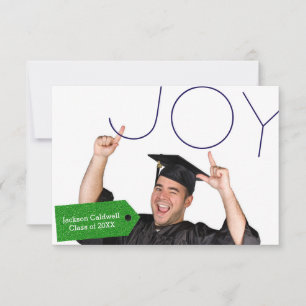 Faire-part Annonce de remise de diplôme Joy Photo - 3x5