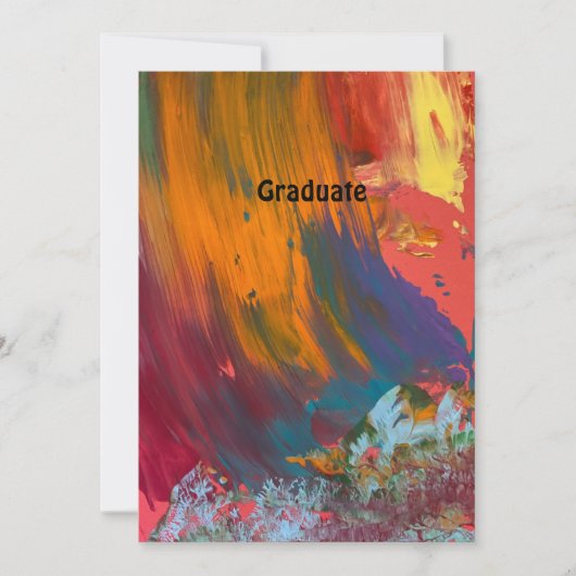 Faire-part Annonce de remise de diplômes (Devant)