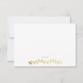 Faire-part Annonce de report chic (Dos)