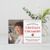 Faire-part Annonce d'ouverture officielle (Debout devant)