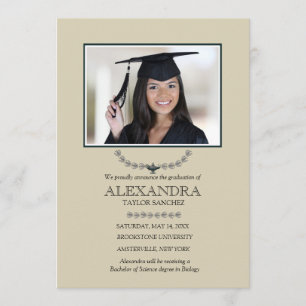 Faire-part Annonce photo de la lampe de la connaissance