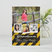 Faire-part Annonce senior 5x7 Bio Hazard Scène de crime (Debout devant)